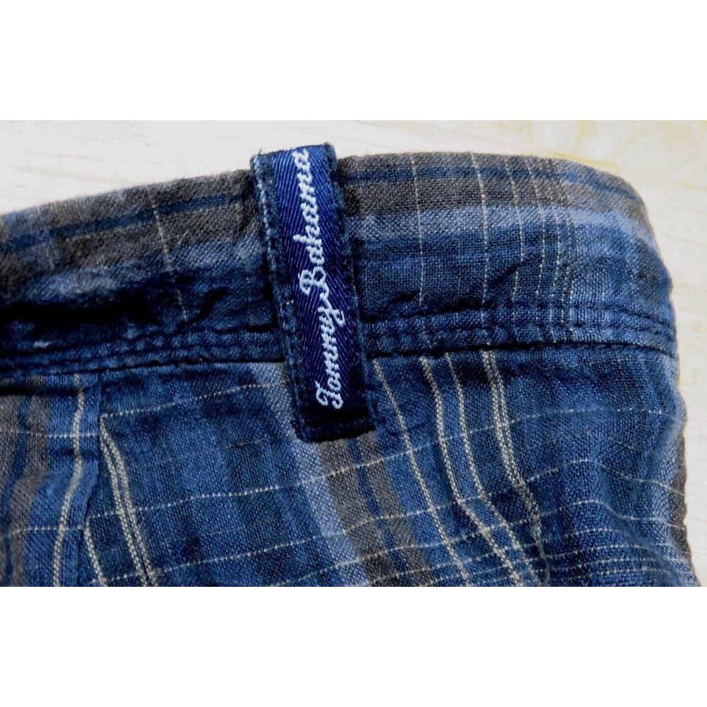 Mens Tommy Bahama Shorts Linen Silk Multicolor Plaid Size 36 T8543 - Picture 4 of 7
